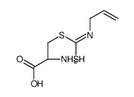 (2R)-2-amino-3-(prop-2-enylcarbamothioylsulfanyl)propanoic acid结构式