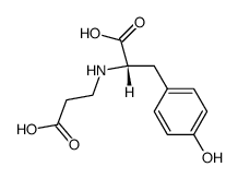 L-Tyrosine,N-(2-carboxyethyl)-结构式