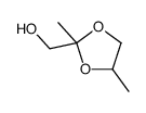 2,4-Dimethyl-1,3-dioxolane-2-methanol structure