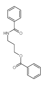 3-benzamidopropyl benzoate结构式