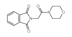 Phthalimide, N-((morpholinocarbonyl)methyl)-结构式