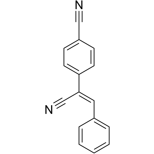 (Z)-p-cyano-α-Cyanostilbene结构式