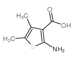 2-Amino-4,5-dimethylthiophene-3-carboxylic acid Structure