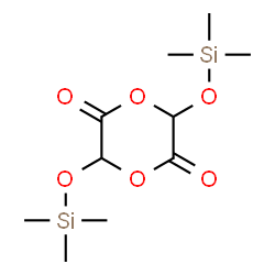 3,6-Bis[(trimethylsilyl)oxy]-1,4-dioxane-2,5-dione结构式