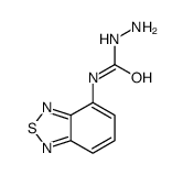 1-amino-3-(2,1,3-benzothiadiazol-4-yl)urea结构式