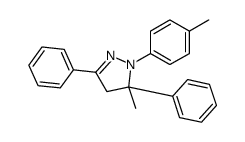 5-methyl-1-(4-methylphenyl)-3,5-diphenyl-4H-pyrazole Structure