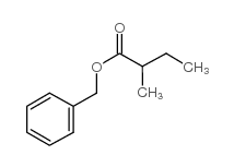 2-甲基丁酸苯甲酯结构式