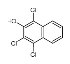 1,3,4-trichloro-[2]naphthol Structure