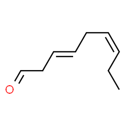 (3E,6Z)-3,6-Nonadienal Structure