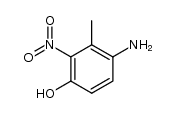 4-Amino-3-methyl-2-nitro-phenol Structure