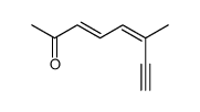 3,5-Octadien-7-yn-2-one, 6-methyl-, (E,Z)- (9CI)结构式