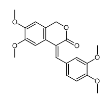 6,7-dimethoxy-4-(3,4-dimethoxybenzylidene)isochroman-3-one Structure