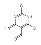 4-氨基-2,6-二氯嘧啶-5-甲醛结构式