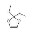 2,2-diethyl-1,3-dioxole Structure
