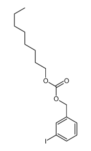 (3-iodophenyl)methyl octyl carbonate Structure