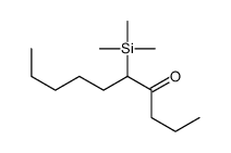 5-trimethylsilyldecan-4-one Structure