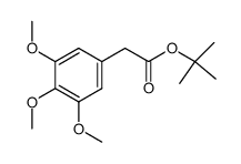 t-Butyl-3,4,5-trimethoxy-phenylacetat结构式