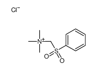 benzenesulfonylmethyl(trimethyl)azanium,chloride Structure