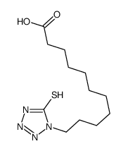 11-(5-sulfanylidene-2H-tetrazol-1-yl)undecanoic acid Structure