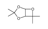 3,3,7,7-tetramethyl-2,4,6-trioxabicyclo[3.2.0]heptane结构式