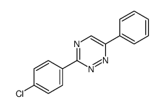 3-(4-chlorophenyl)-6-phenyl-1,2,4-triazine Structure