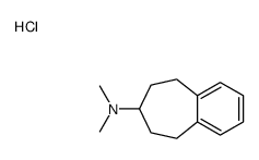 N,N-dimethyl-6,7,8,9-tetrahydro-5H-benzo[7]annulen-7-amine,hydrochloride结构式