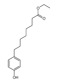 ethyl 8-(4-hydroxyphenyl)octanoate结构式