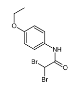 2,2-dibromo-N-(4-ethoxyphenyl)acetamide结构式