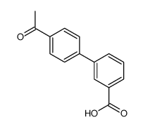 4'-ACETYL-BIPHENYL-3-CARBOXYLIC ACID structure