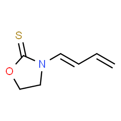 2-Oxazolidinethione,3-(1E)-1,3-butadienyl-(9CI)结构式