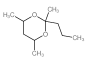 1,3-Dioxane,2,4,6-trimethyl-2-propyl- structure