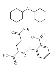 N-O-NPS-L-GLUTAMINE, DICYCLOHEXYLAMMONIUM SALT structure