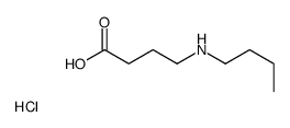 4-(butylamino)butanoic acid,hydrochloride Structure