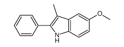 5-methoxy-3-methyl-2-phenyl-1H-indole Structure