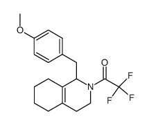 1-(4-methoxy-benzyl)-2-trifluoroacetyl-1,2,3,4,5,6,7,8-octahydro-isoquinoline Structure