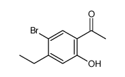 1-(5-bromo-4-ethyl-2-hydroxyphenyl)ethanone Structure