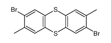 2,7-dibromo-3,8-dimethylthianthrene结构式
