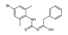 N-[(4-bromo-2,6-dimethylphenyl)carbamothioyl]-2-phenylacetamide结构式