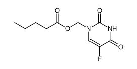 1-valeryloxymethyl-5-fluorouracil结构式