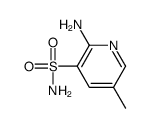 3-Pyridinesulfonamide,2-amino-5-methyl-(9CI)结构式