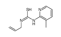 1-(3-methylpyridin-2-yl)-3-prop-2-enylthiourea Structure