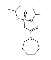 (2-Azepan-1-yl-2-oxo-ethyl)-phosphonic acid diisopropyl ester Structure