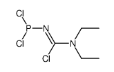 N'-(dichlorophosphino)-N,N-diethylcarbamimidic chloride结构式