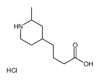 4-(2-methylpiperidin-4-yl)butanoic acid,hydrochloride Structure