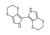 5-(3,6-dihydro-2H-[1,4]dithiino[2,3-c]pyrrol-5-yl)-3,6-dihydro-2H-[1,4]dithiino[2,3-c]pyrrole Structure