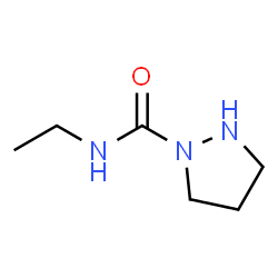 1-Pyrazolidinecarboxamide,N-ethyl-(9CI) structure