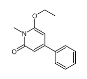 6-ethoxy-1-methyl-4-phenylpyridin-2-one Structure