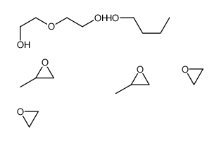 butan-1-ol,2-(2-hydroxyethoxy)ethanol,2-methyloxirane,oxirane Structure