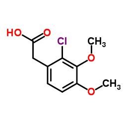 2-(2-chloro-3,4-dimethoxyphenyl)acetic acid结构式