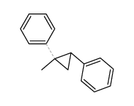 (1-methylcyclopropane-1,2-diyl)dibenzene Structure